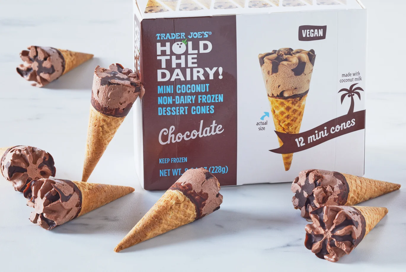 Trader Joe's Hold The Dairy Non-Dairy Ice Cream Cones