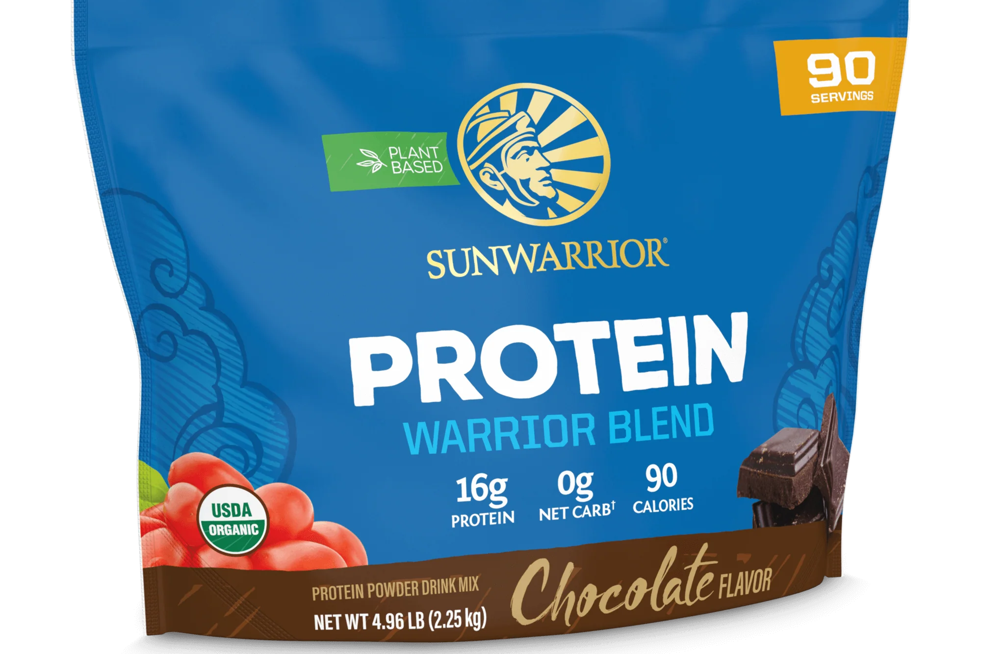 Sunwarrior warrior blend packaging